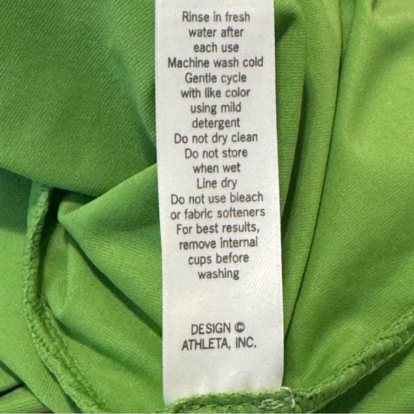 Athleta Lime Green Active Dress size Small - Picture 11 of 13